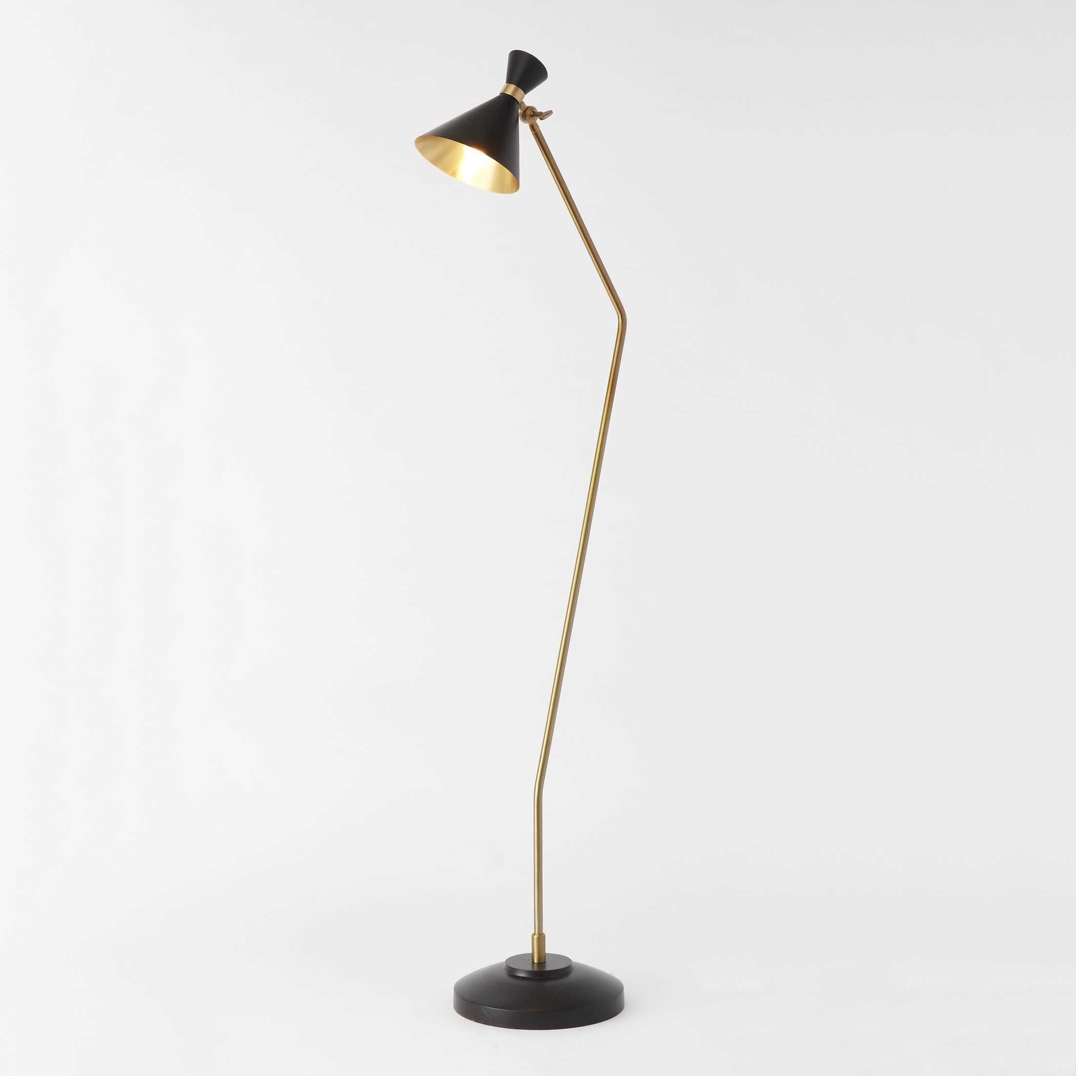 Global Views Cone Bronzebrass Floor Lamp In 2019 Bronze regarding measurements 2100 X 2100