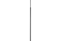 Globe Electric 71 In Black Satin Led Floor Lamp Torchiere With Energy Star inside size 1000 X 1000