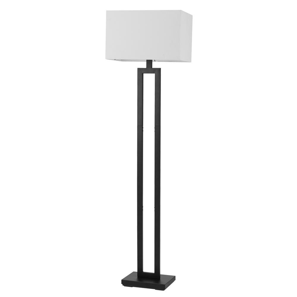 Globe Electric Dalessio 58 In Matte Black Floor Lamp With pertaining to proportions 1000 X 1000