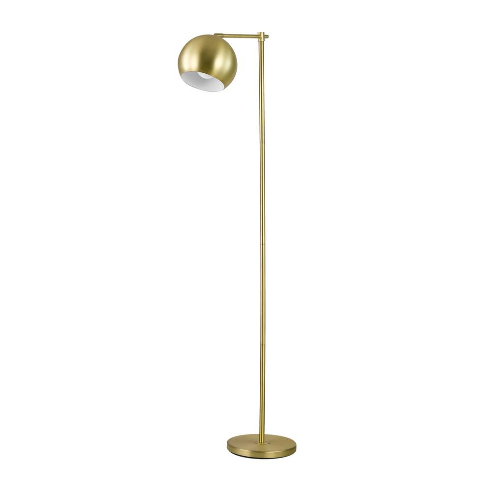 Globe Electric Molly 60 In Gold Floor Lamp regarding size 1000 X 1000