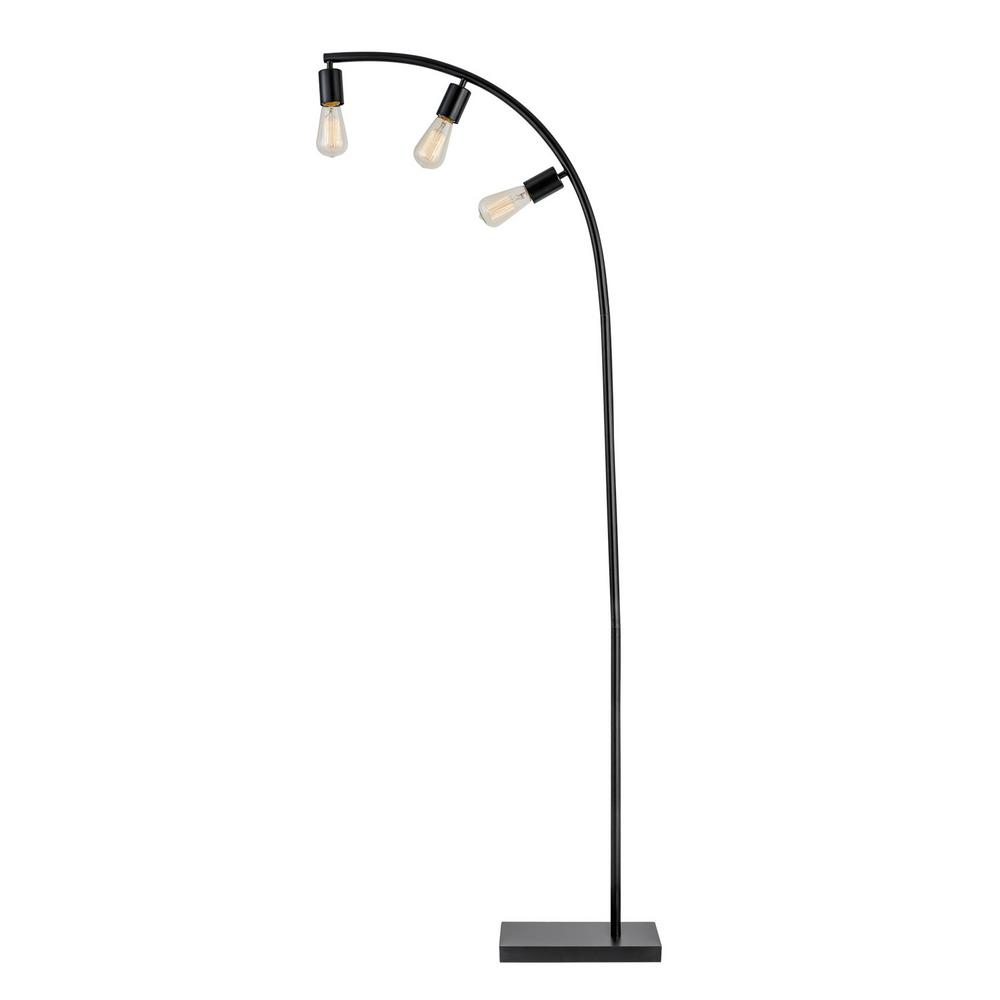 Globe Electric Winslow 70 In Black Floor Lamp with measurements 1000 X 1000