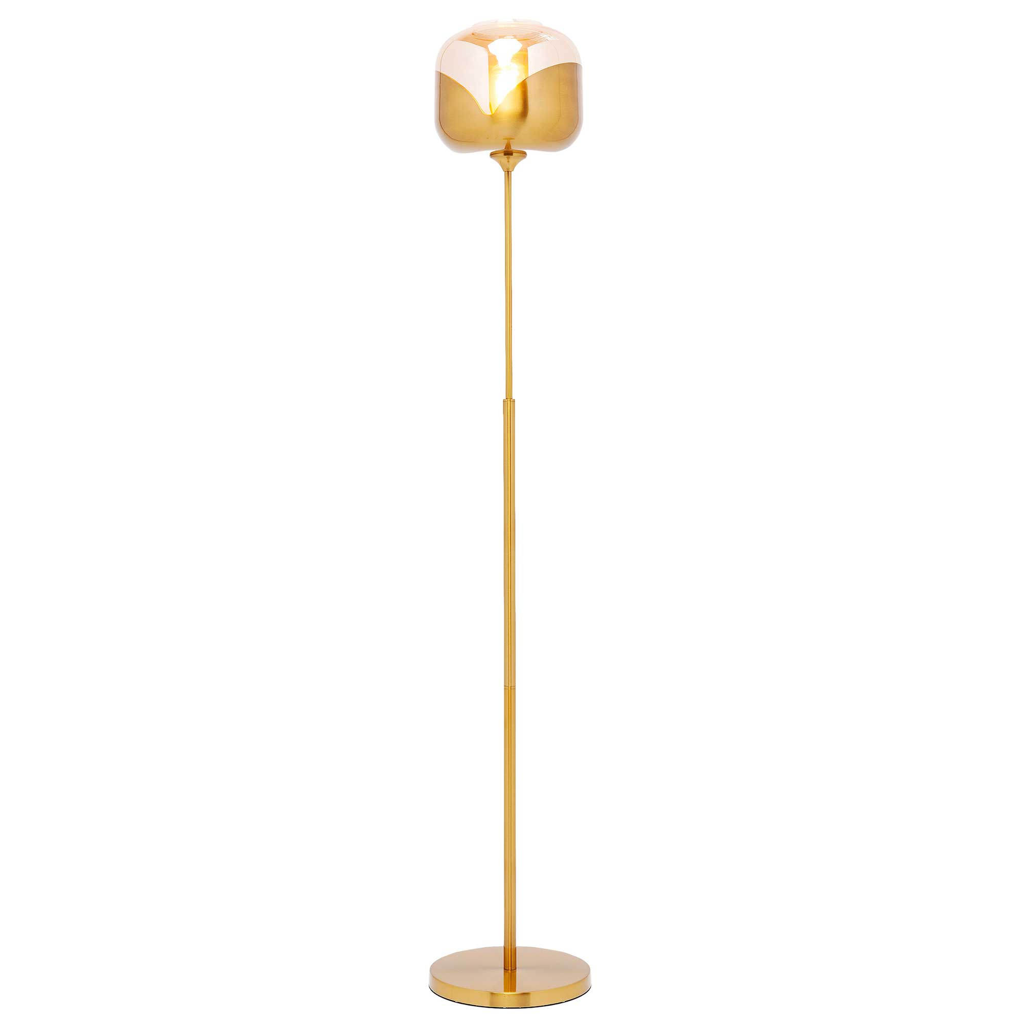 Goblet Ball Floor Lamp Gold Glass Barker Stonehouse intended for size 2000 X 2000