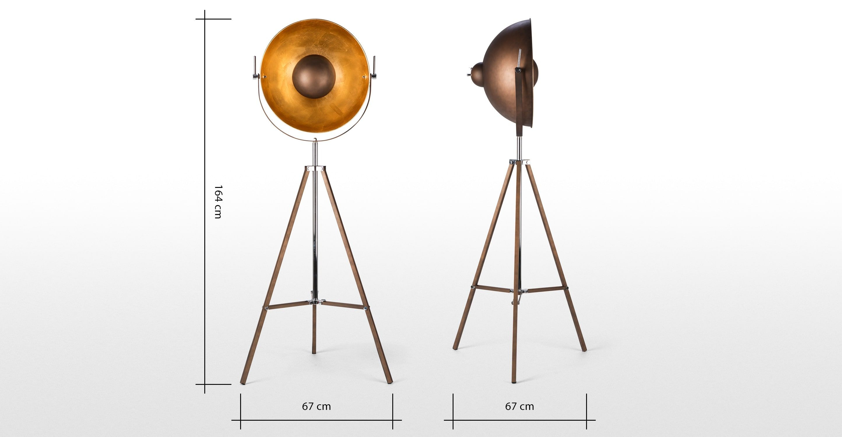 Goldbrass Copper Floor Lamp Chicago Decor Ideas Bronze with dimensions 2889 X 1500