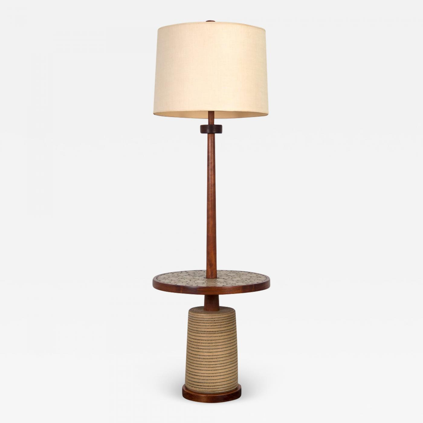 Gordon Jane Martz Martz Floor Lamp With Table Base with regard to dimensions 1400 X 1400