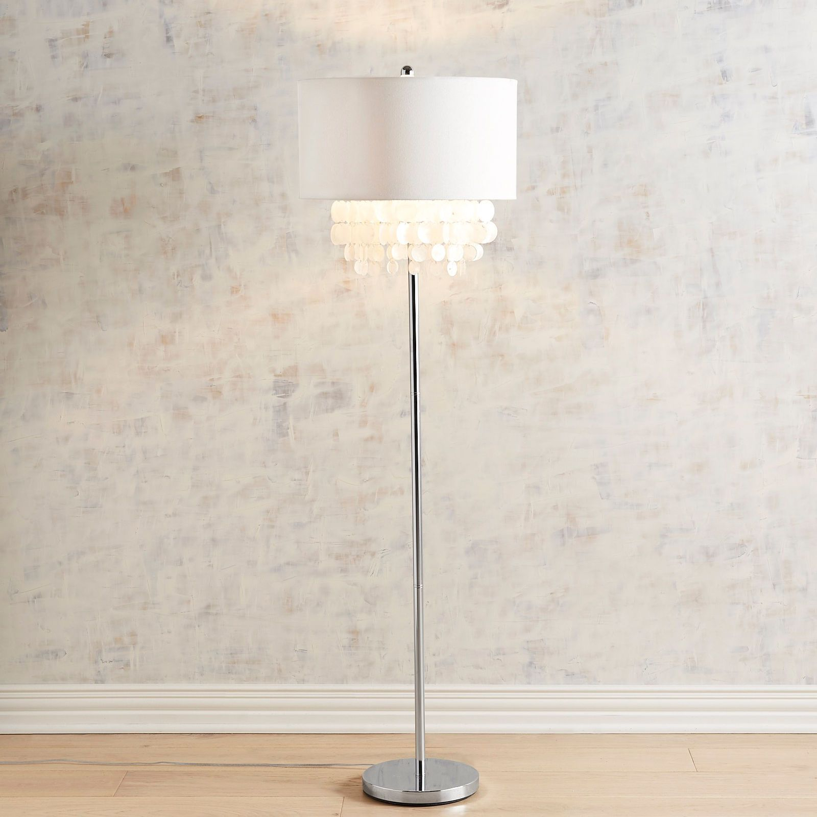 Graceful Dangles Capiz Floor Lamp Pier 1 Imports within measurements 1600 X 1600