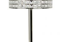 Grandview Gallery 2575 Polished Nickel Modern Table Lamp Genuine Crystal Bead within size 1067 X 1600