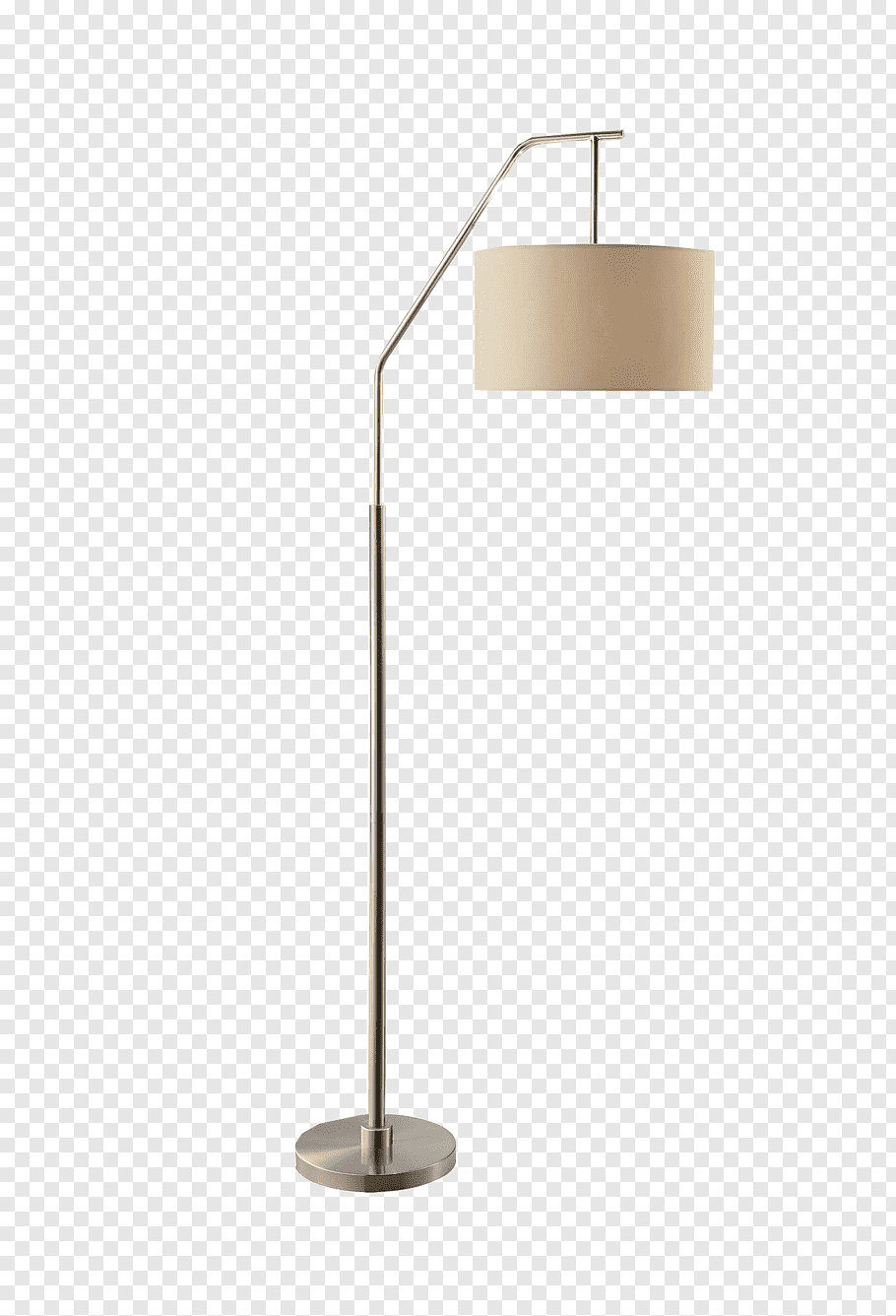 Gray Floor Lamp With Drum Brown Lampshade Lampe De Bureau within size 910 X 1336