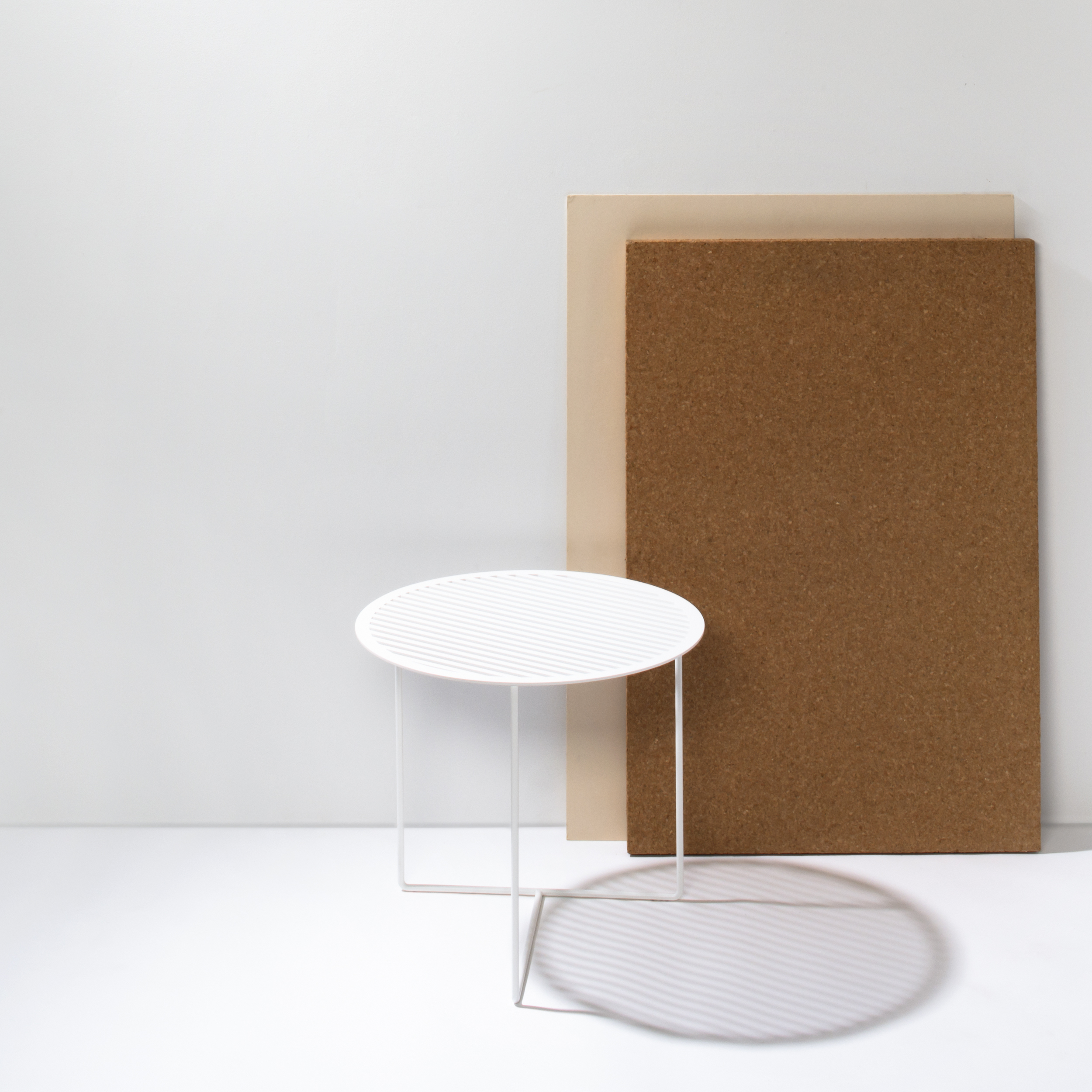 Grid 01 Side Table White in size 2500 X 2500