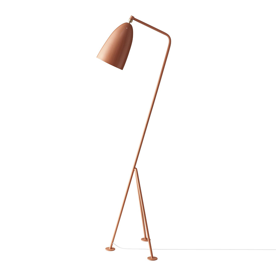 Gubi Floor Lamp Grshoppa Grashoppa Vintage Red Metal within sizing 900 X 900