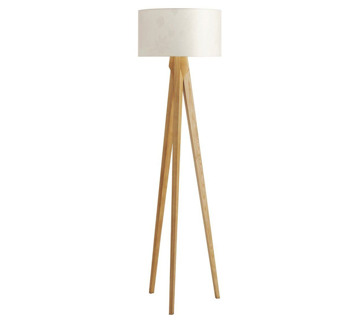 Habitat Tripod Wooden Floor Lamp Ash In 2019 Wooden intended for sizing 1240 X 1116