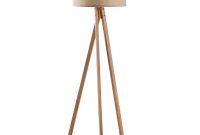 Hailey Wooden Tripod Floor Lamp With Linen Fabric Shade with regard to size 1200 X 1200
