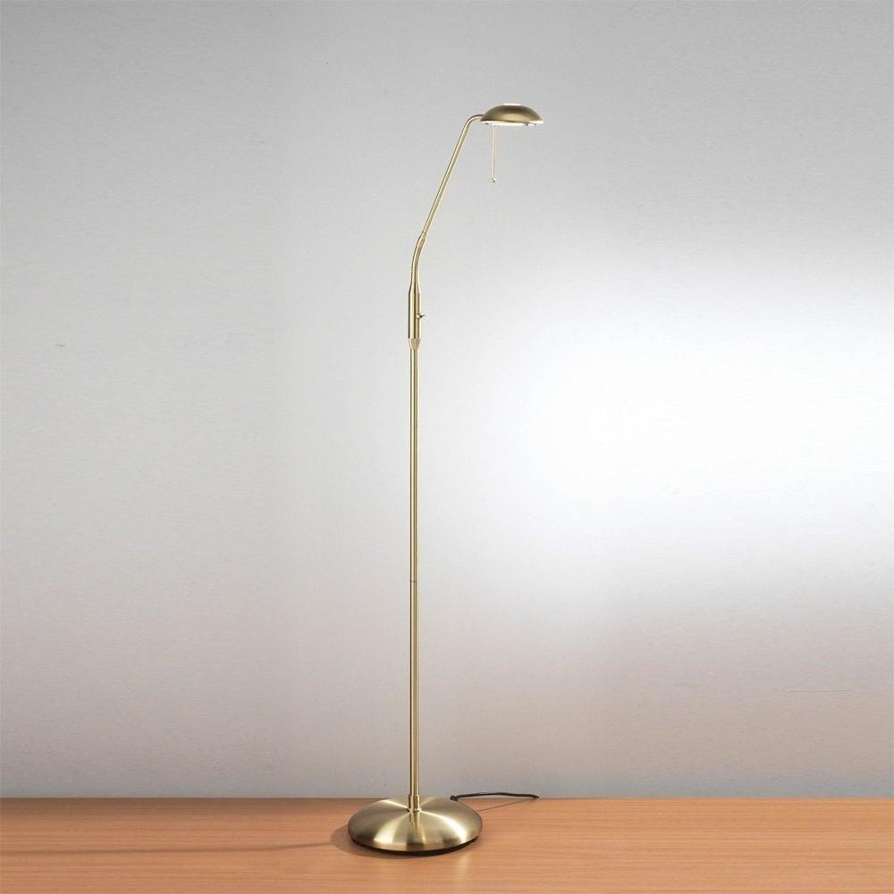 Halo Antique Brass Flexible Floor Reading Lamp Hal4975 intended for measurements 1000 X 1000