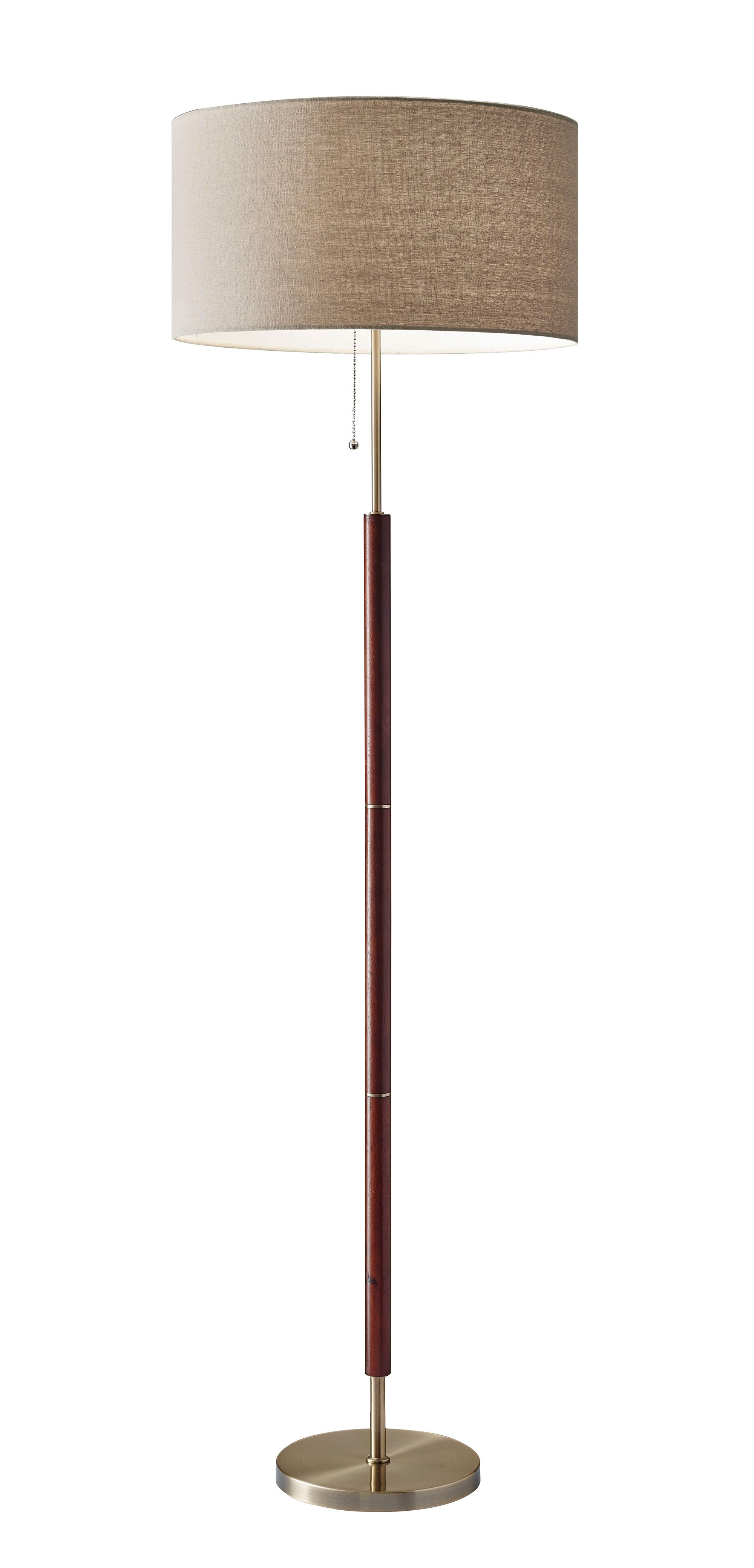 Hamilton Floor Lamp Adesso pertaining to proportions 2000 X 4158