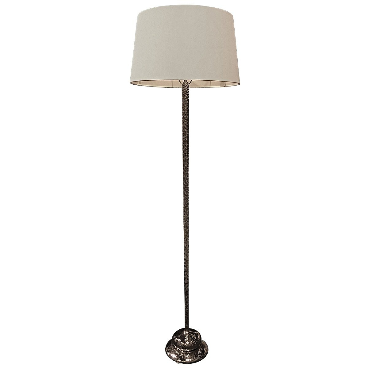 Hammered Nickel Plated Floor Lamp regarding dimensions 1200 X 1200