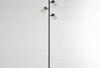 Hampton Bay 645 In Black Track Tree Floor Lamp With 3 White Plastic Shades pertaining to dimensions 1000 X 1000