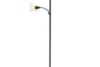 Hampton Bay 71 In Antique Bronze Floor Lamp With 2 Alabaster Glass Shades throughout size 1000 X 1000