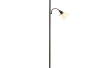 Hampton Bay 71 In Mother Daughter Torchiere Bronze With Alabaster Glass Shade Lamp With 95 Watt Led Bulb Included in size 1000 X 1000