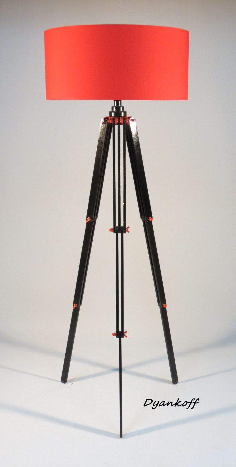 Handmade Tripod Floor Lampflexible Wooden Stand In Glossy pertaining to sizing 759 X 1500