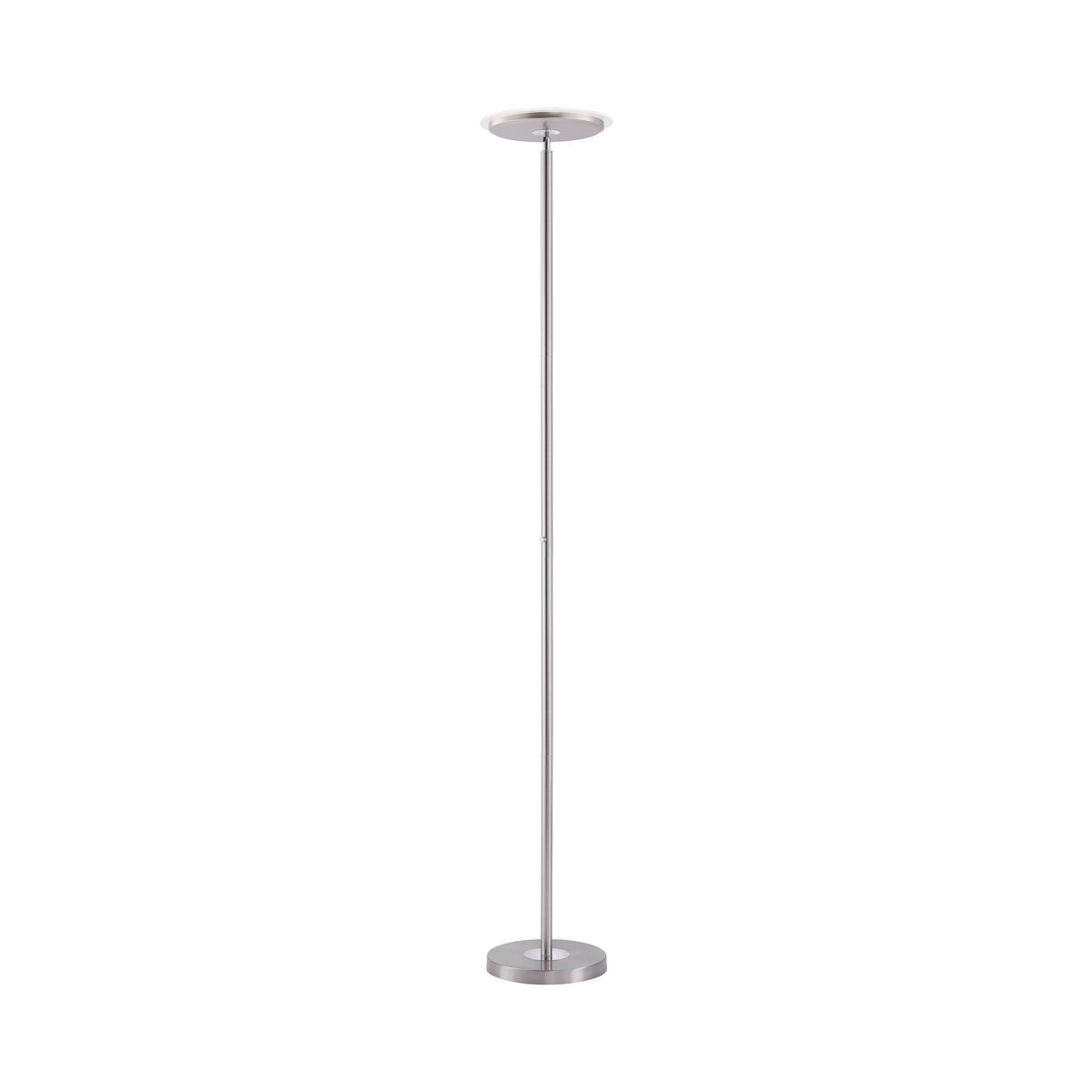 Hansel Steel Led Uplighter Floor Lamp in sizing 1200 X 1200