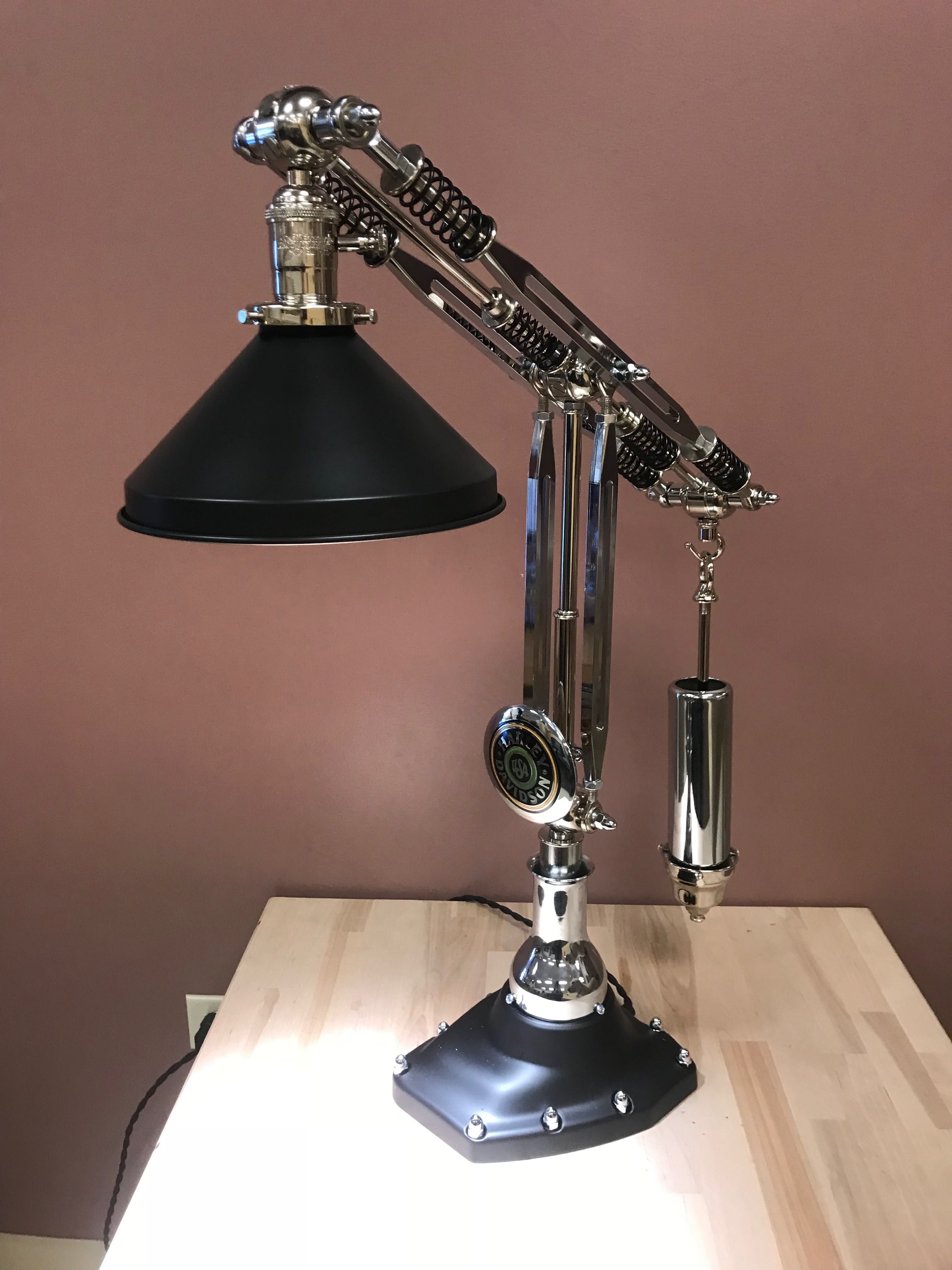 Harley Davidson Lamp Mark Shilkus In 2019 Steampunk Lamp with regard to dimensions 3024 X 4032