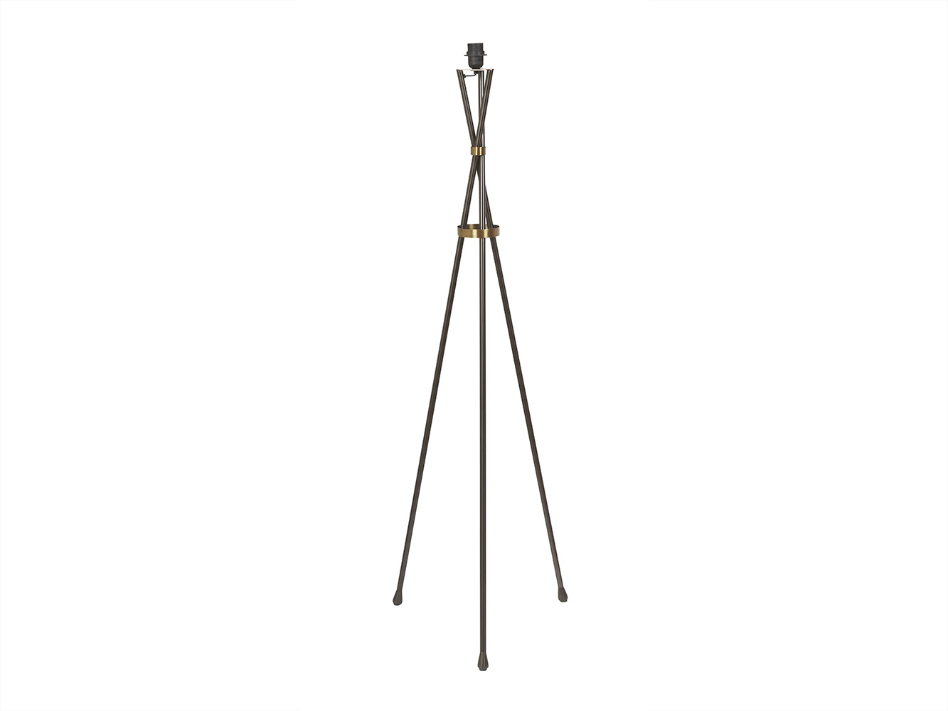 Hat Trick Floor Lamp With Natural Hessian Shade inside size 1333 X 1000