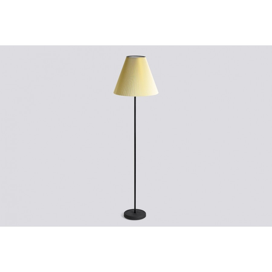 Hay Cast Floor Lamp With Accordion Shade intended for measurements 900 X 900