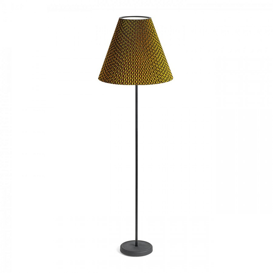 Hay Cast Floor Lamp With Accordion Shade with regard to measurements 900 X 900