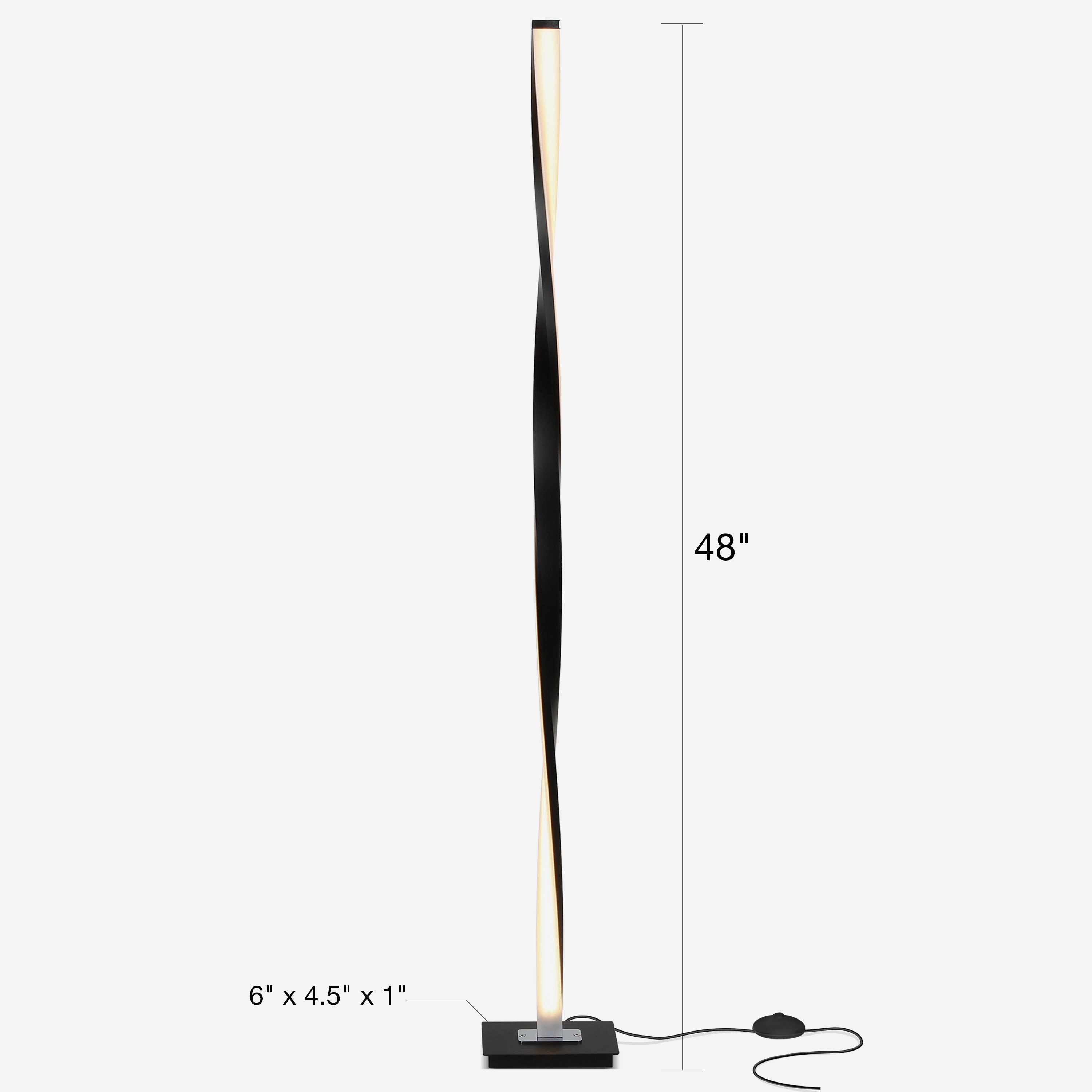 Helix Led Floor Lamp Bright Dimmable Modern Corner Light regarding measurements 3000 X 3000
