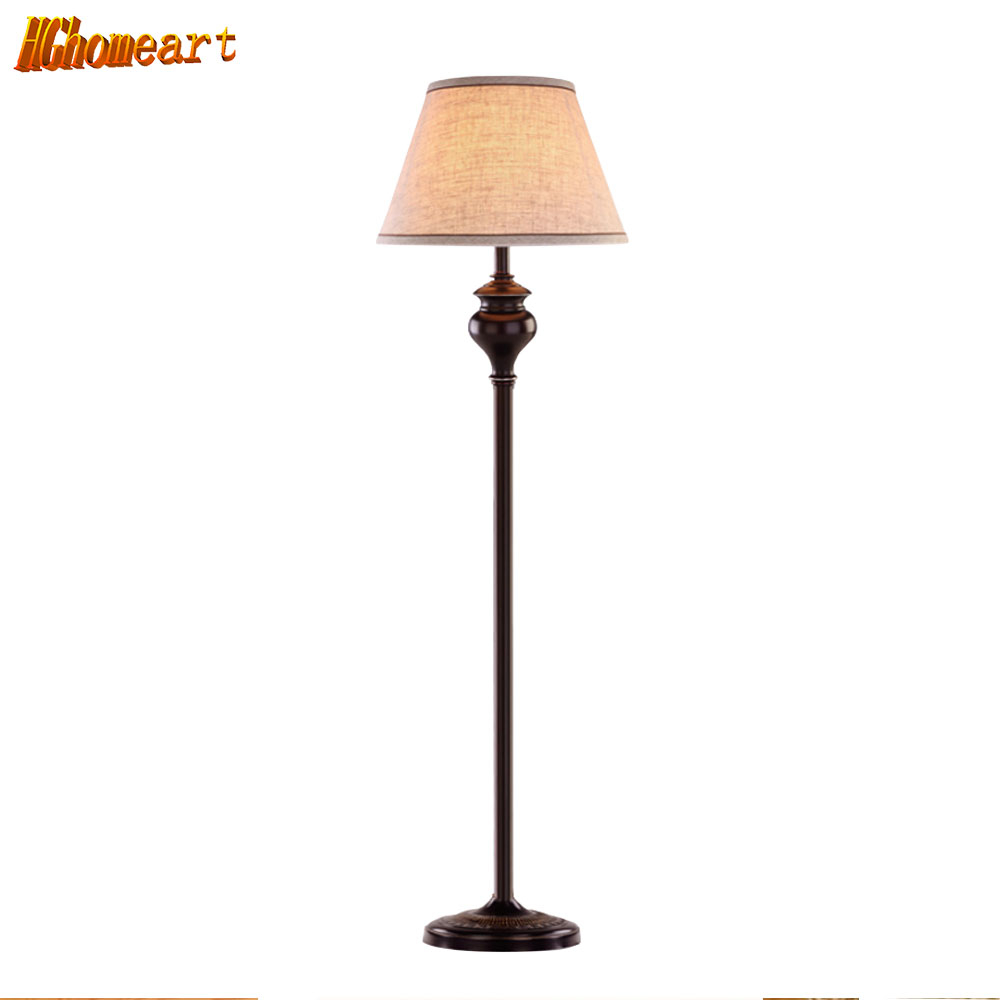 Hghomeart Led American Retro Floor Lamp E27 Black Iron with proportions 1000 X 1000