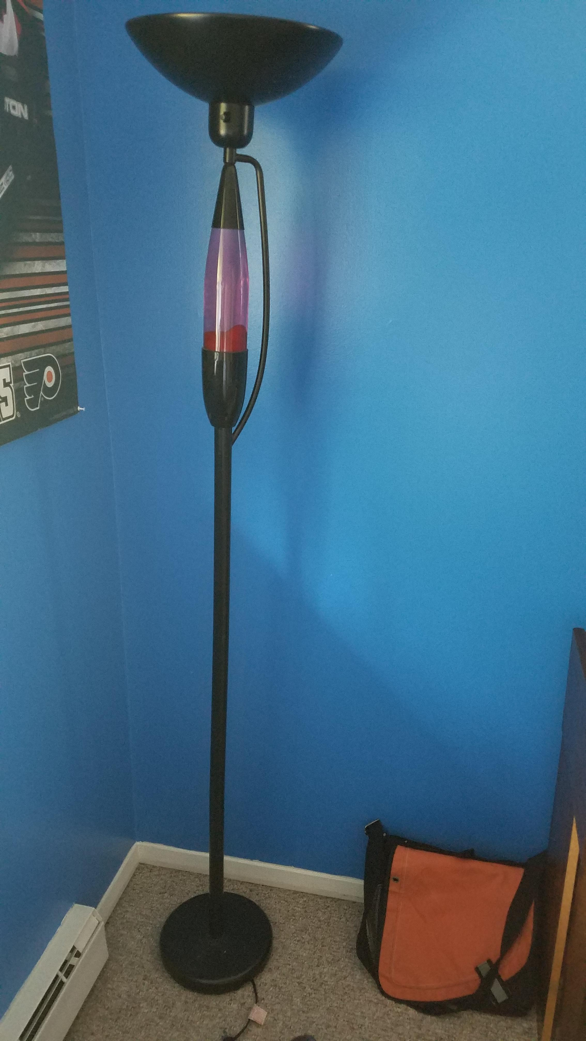 Hmf This Floor Lamp With A Lava Lamp Built In Helpmefind for sizing 2268 X 4032