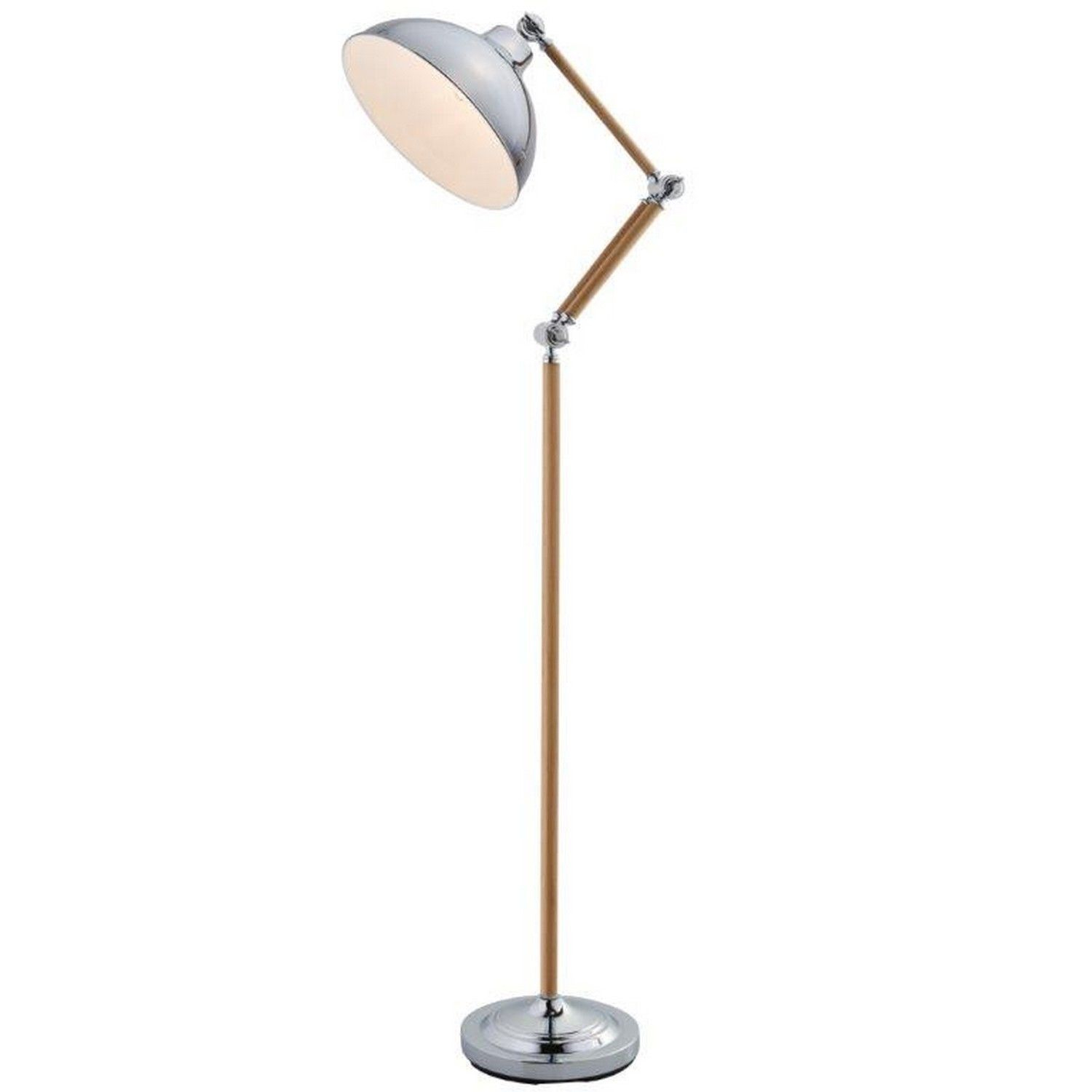 Holme Angled Floor Lamp Industrial Floor Lamps Floor Lamp for dimensions 1500 X 1500