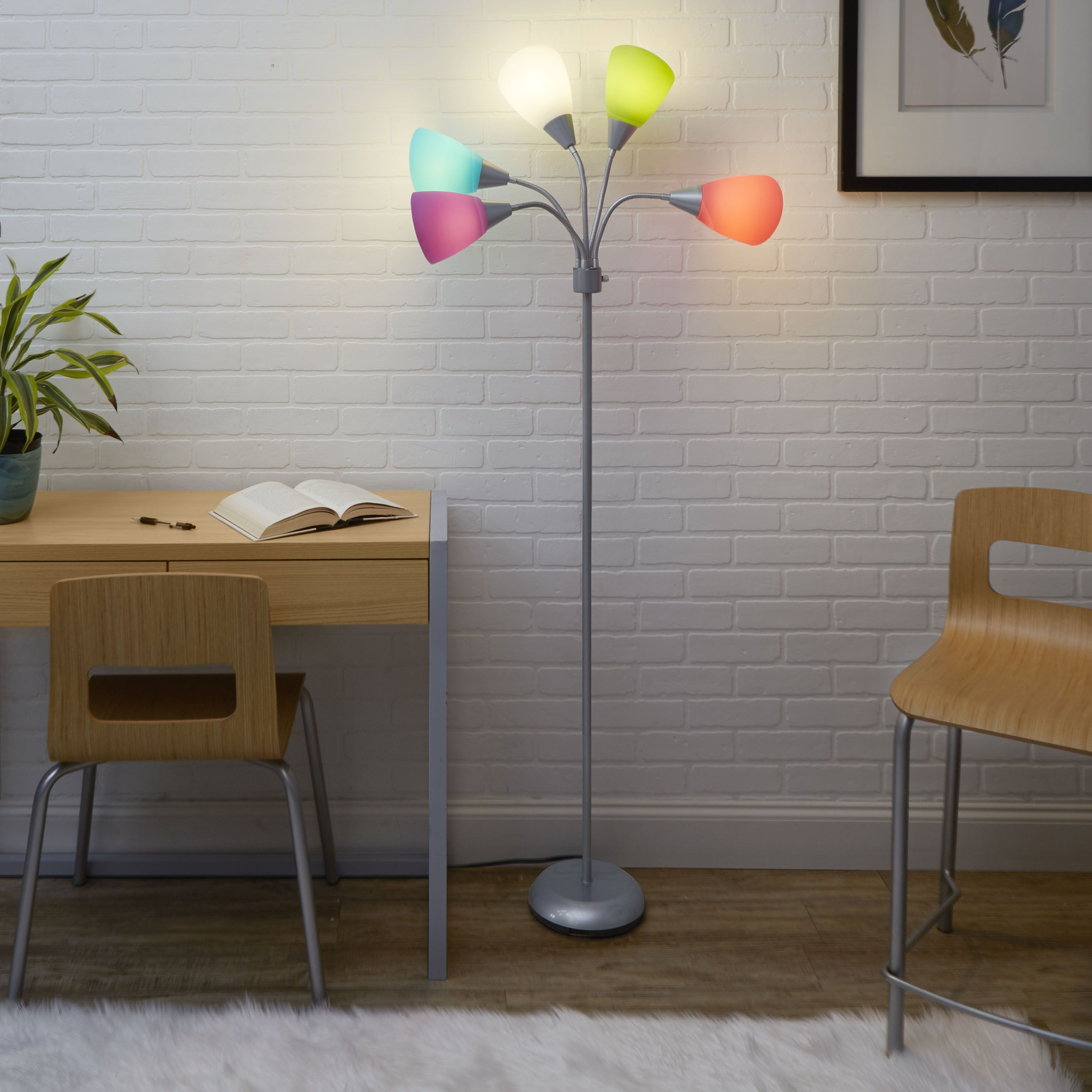 Home 5 Light Floor Lamp Floor Lamp Floor Standing Lamps inside proportions 3000 X 3000