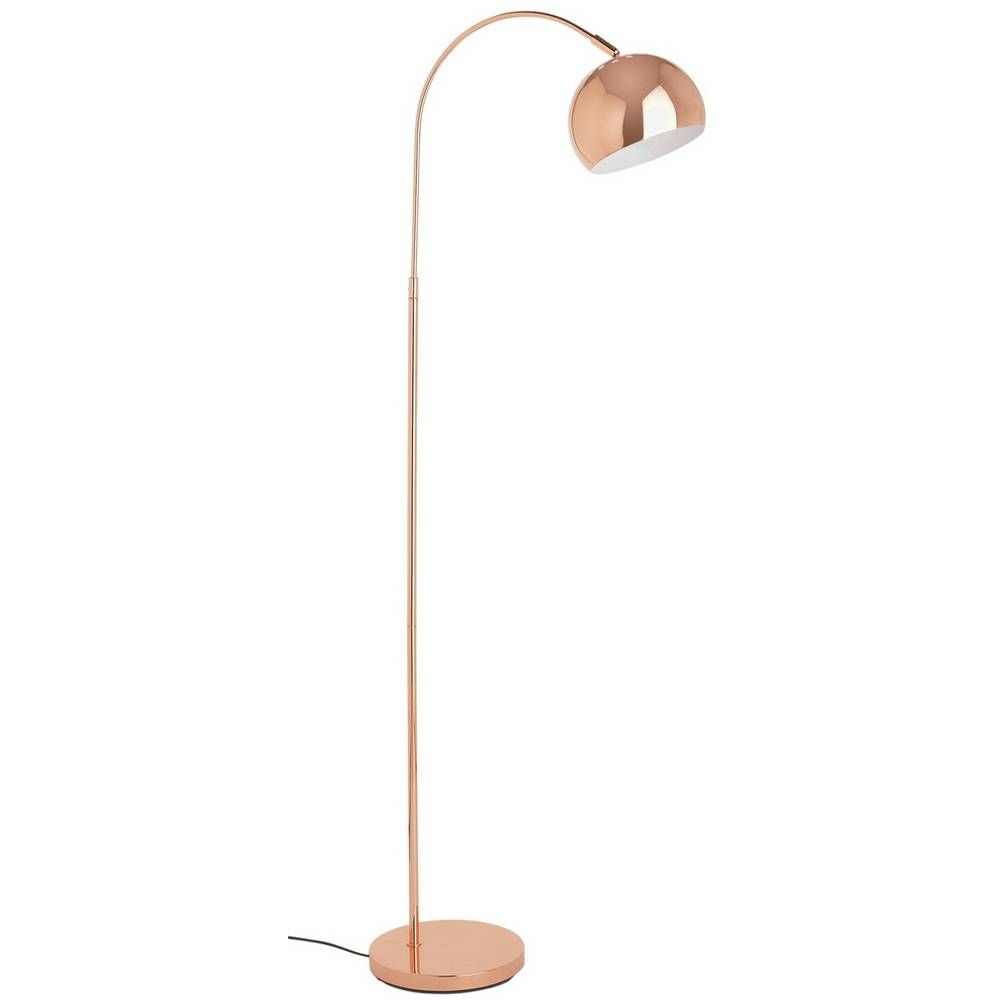 Home Curva Floor Lamp Copper In 2019 Copper Floor Lamp for sizing 1000 X 1000