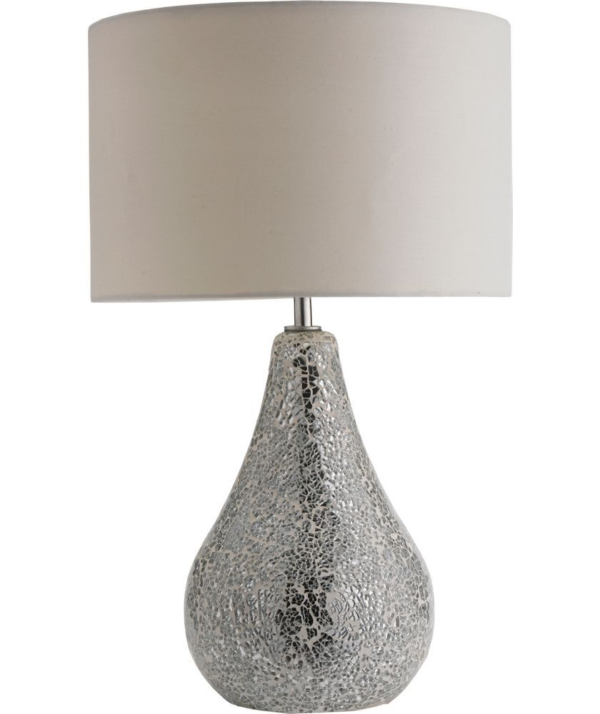 Home Eloise Crackle Finish Table Lamp Silver Table Lamp throughout size 840 X 1000