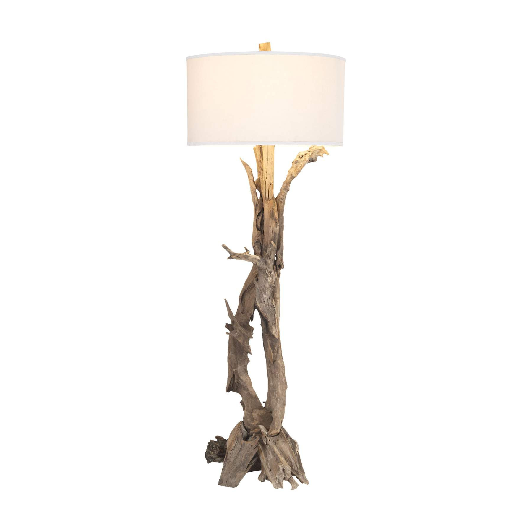 Hounslow Heath 1 Light Floor Lamp In Natural Teak Root within sizing 1800 X 1800