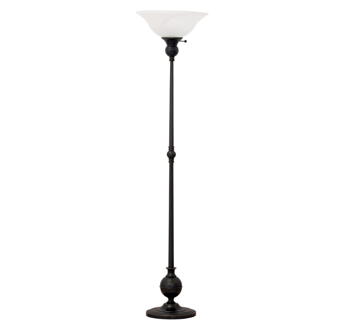 House Of Troy Essex 69 Torchiere Floor Lamp In Oil Rubbed Bronze intended for size 1100 X 1051