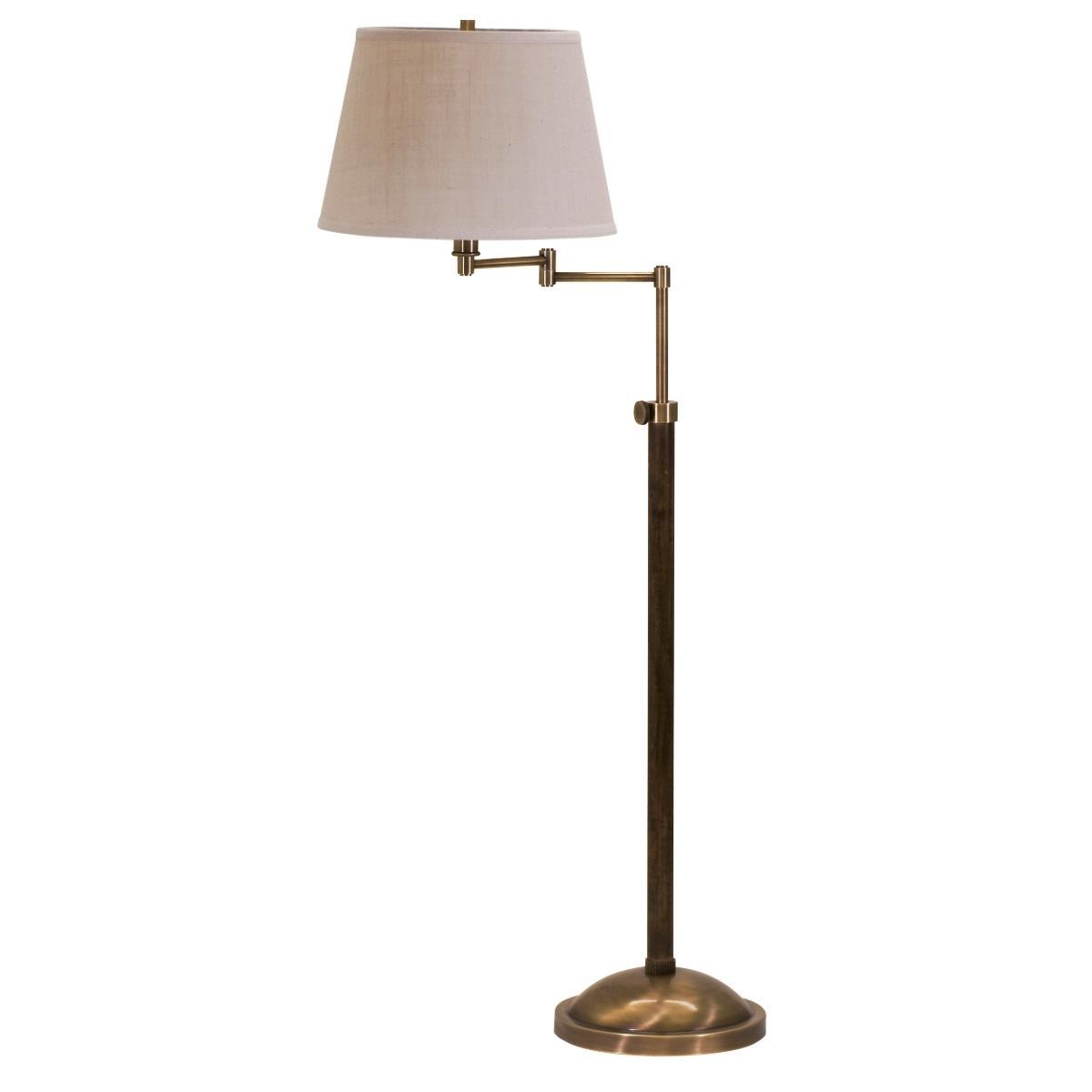 House Of Troy Richmond Collection R401 Ab Swing Arm Floor Lamp 11 Base 15 Wide Shade X 515 62 Maximum Overall Height X 12 Arm Extension throughout size 1200 X 1200