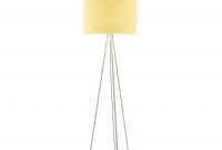 Hygge Floor Lamp Linum 130cm Green Linen Shade Textile Cable intended for measurements 1904 X 1902