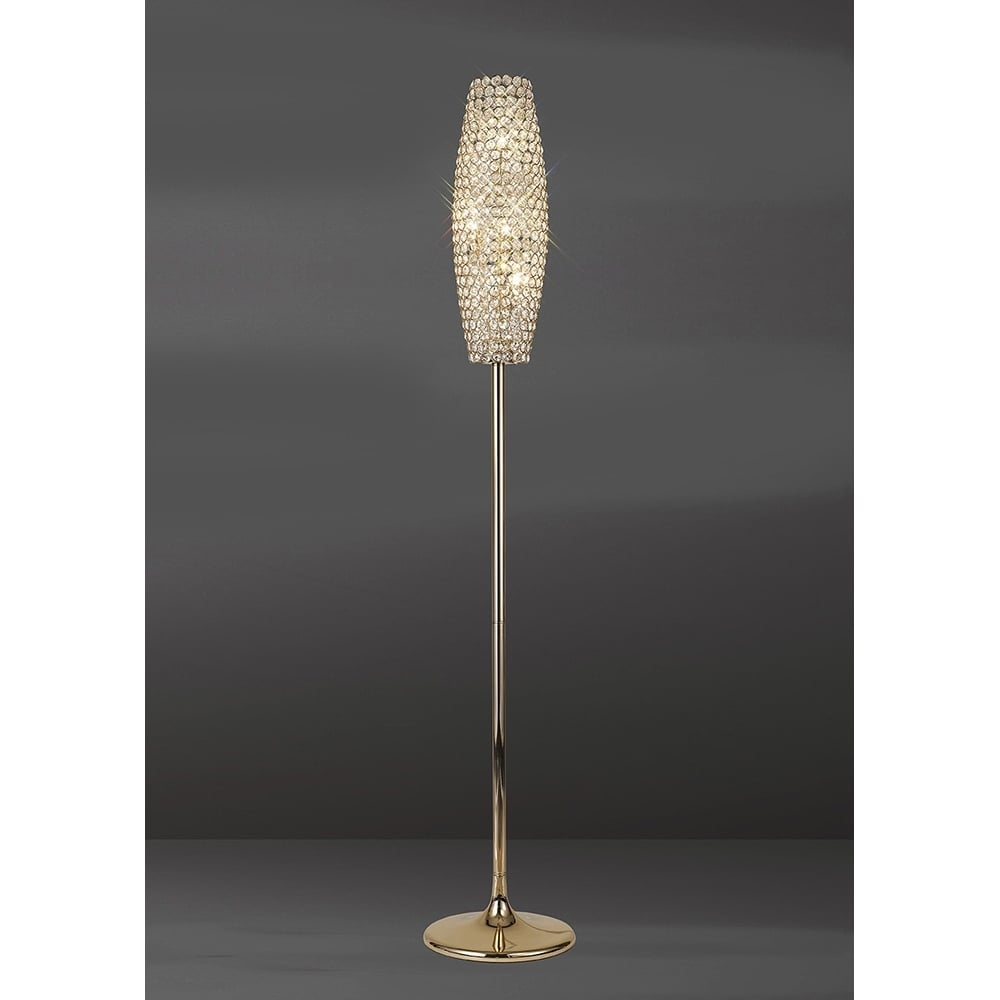 Il30768 Kos Floor Lamp 4 Light French Goldcrystal throughout measurements 1000 X 1000