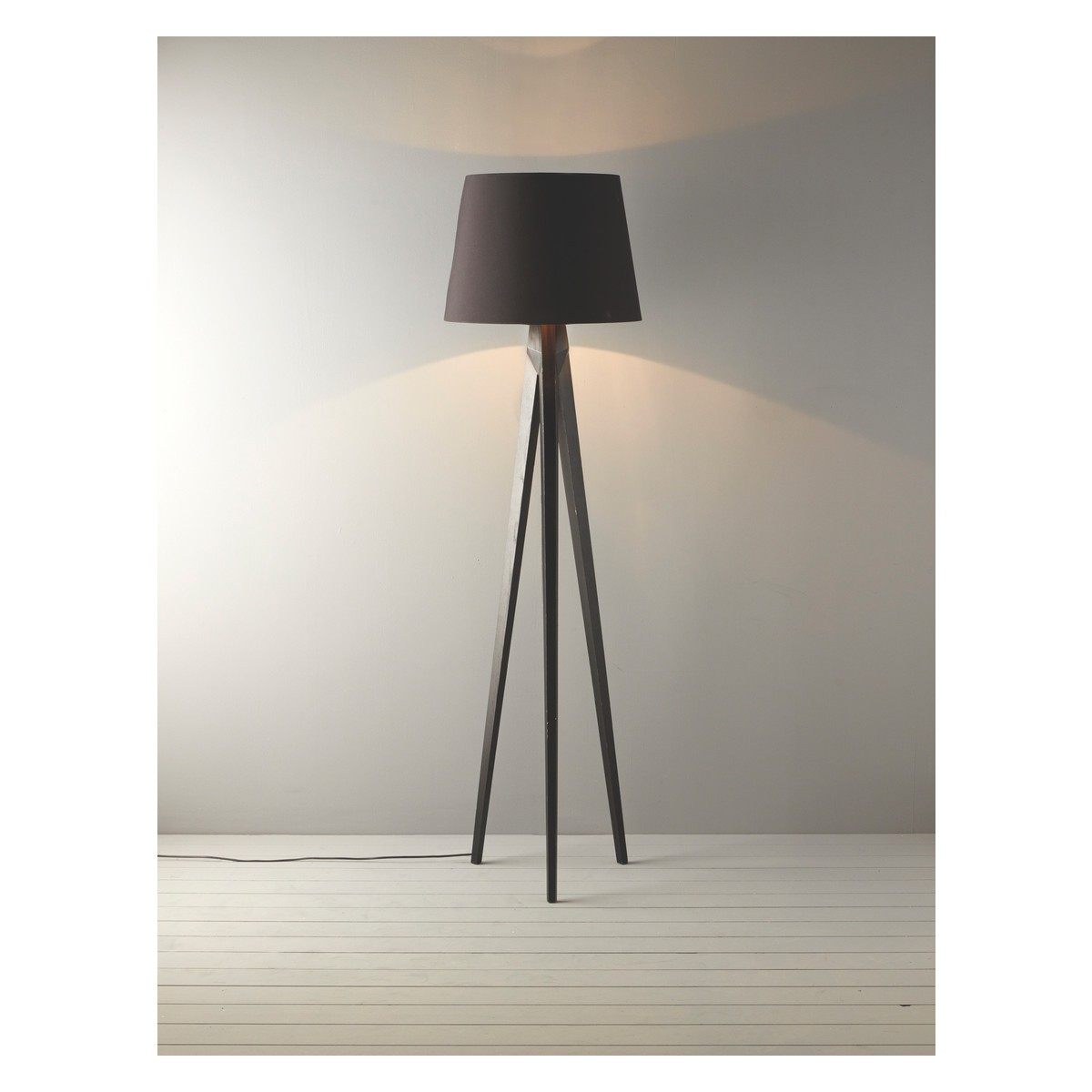 Incredible Grey Wooden Floor Lamp Beautiful Tall Light On for proportions 1200 X 1200