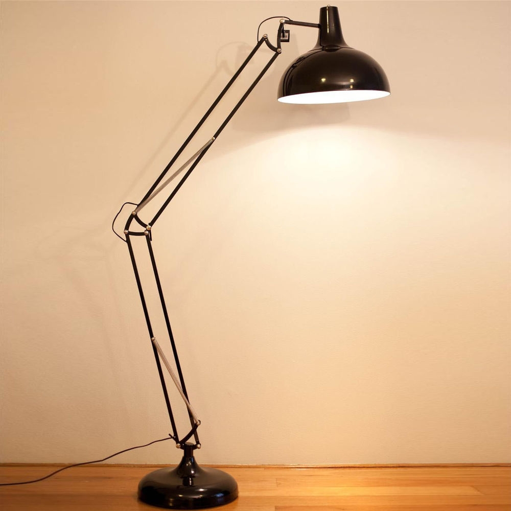 Incredible Vintage Industrial Floor Lamp Acme Lite U A regarding dimensions 1000 X 1000