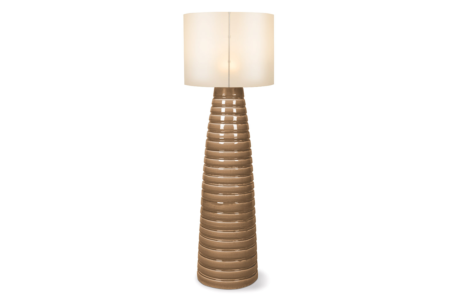 Inda Ribbon Ceramic Cordless Outdoor Led Floor Lamp Seasonal Living regarding size 1600 X 1056