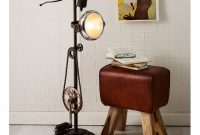 Indian Hub Cycle Chain Floor Standing Lamp for measurements 1058 X 874