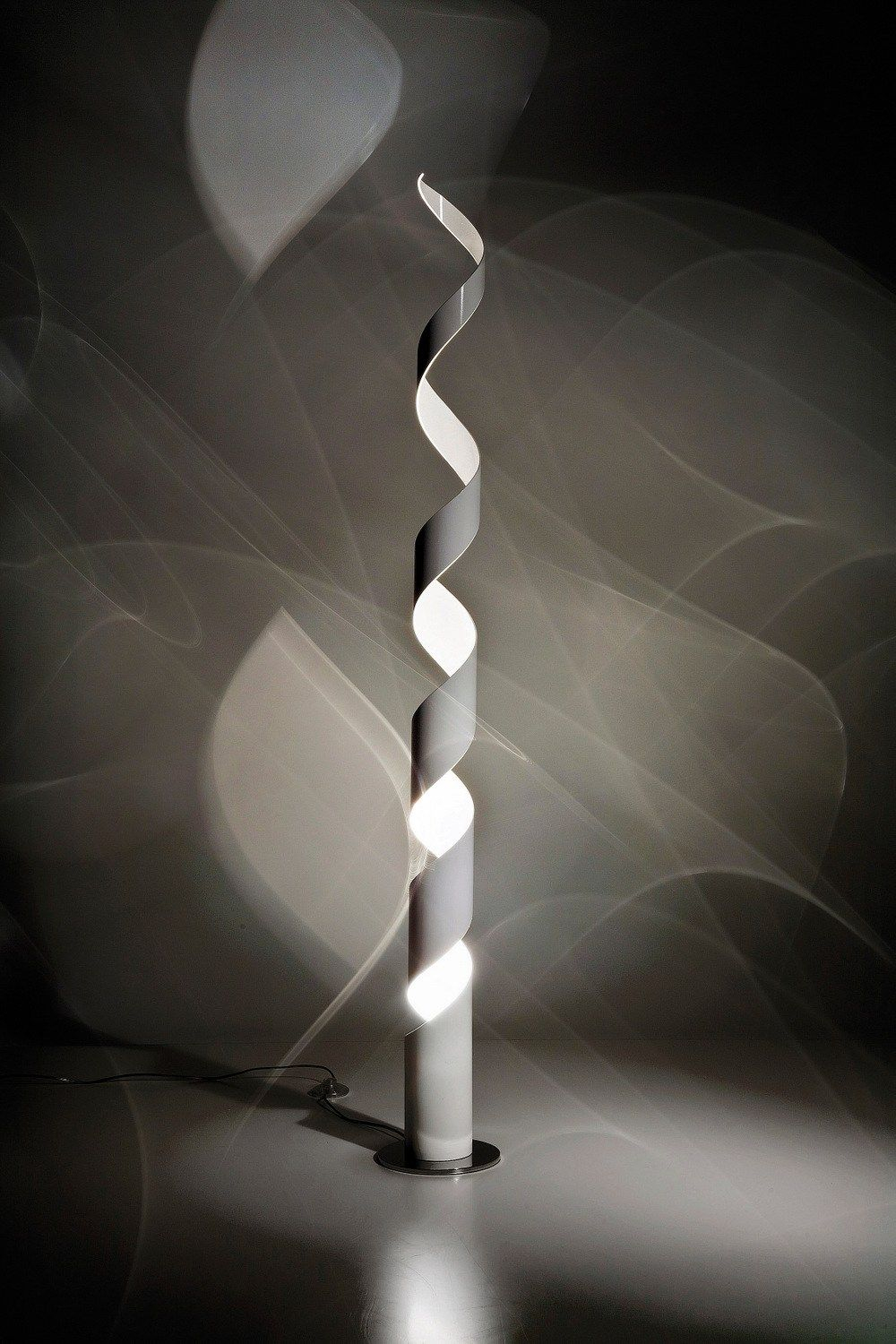 Indirect Light Pvc Floor Lamp Helix White Karedesign with size 1000 X 1500