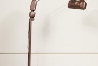 Industrial Articulating Arm Floor Lamp With Magnifier Dazor in sizing 1600 X 2400