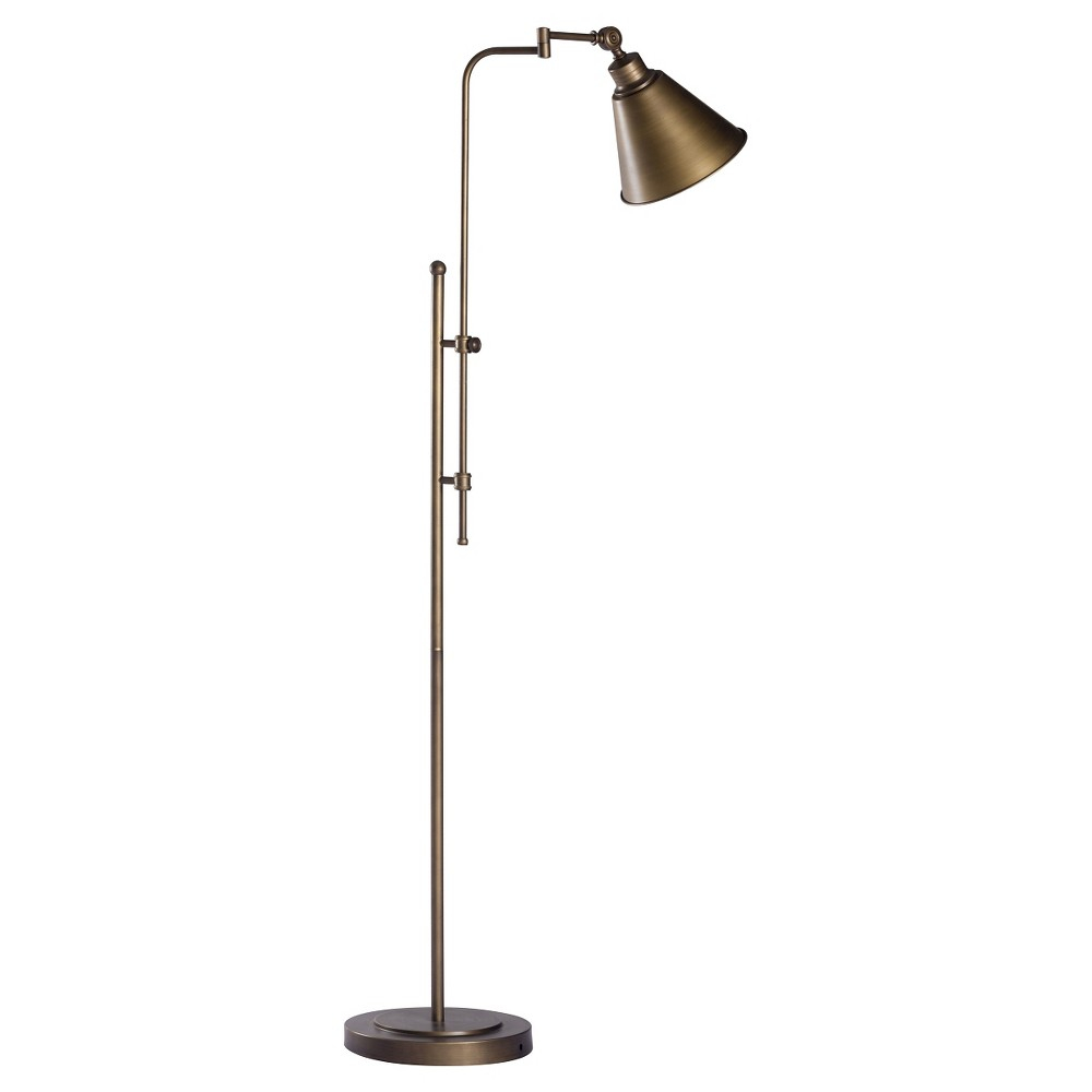 Industrial Brushed Bronze 65 Pivot Shade Floor Lamp Lamp within size 1000 X 1000
