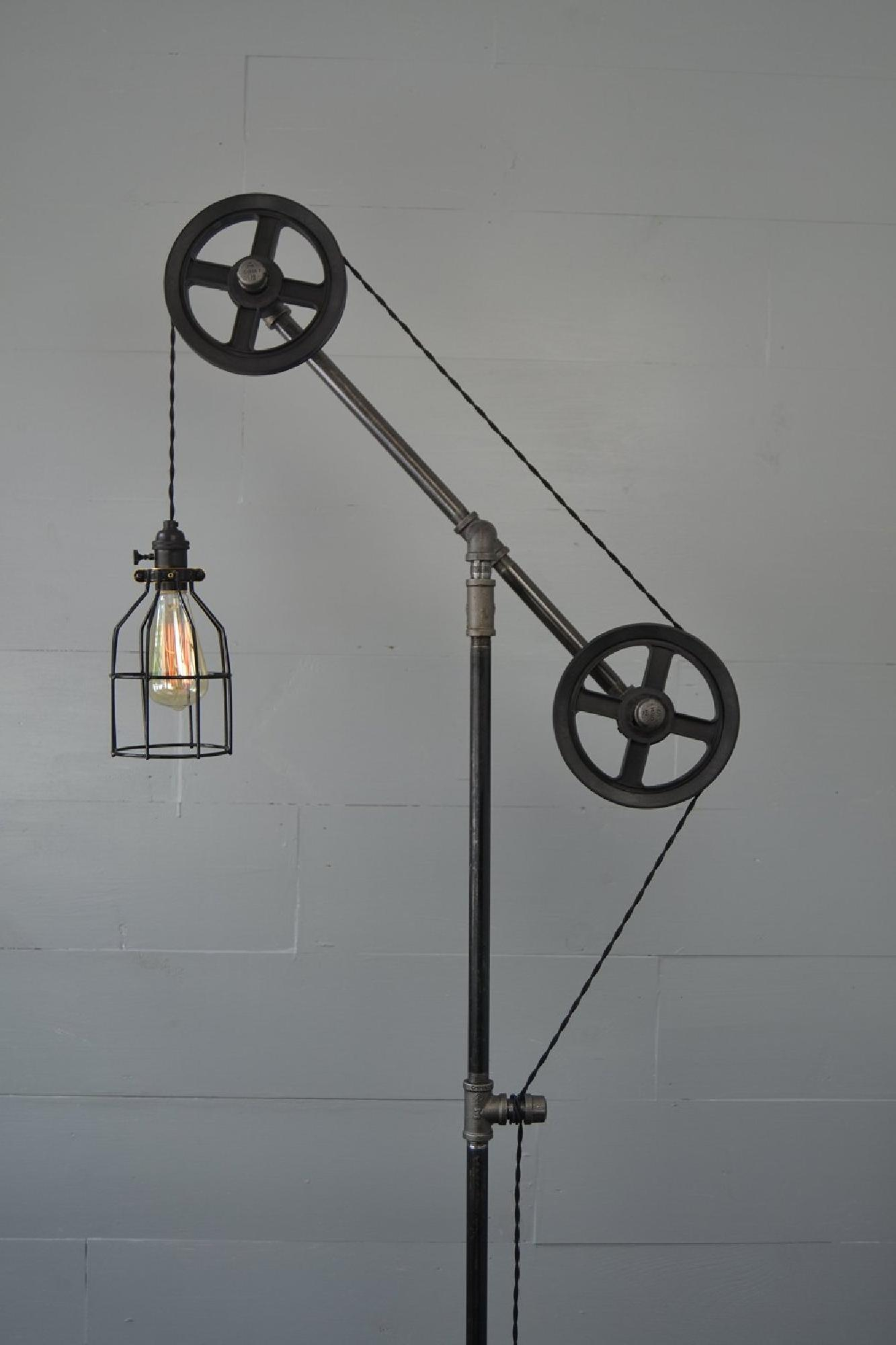 Industrial Floor Lamp Add The Wow Factor To Your Rustic D pertaining to dimensions 1333 X 2000