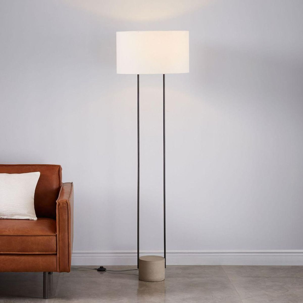 Industrial Outline Floor Lamp West Elm United Kingdom intended for sizing 1200 X 1200