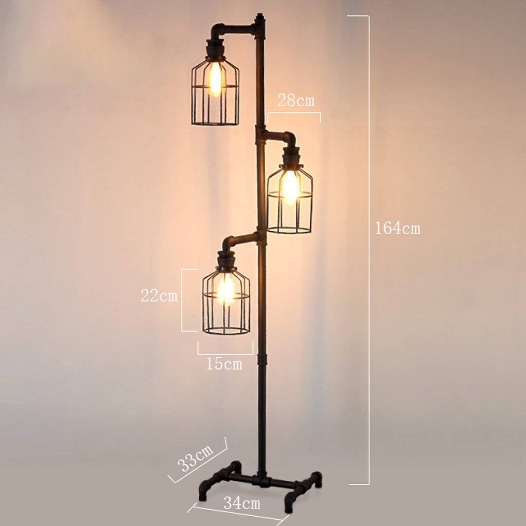 Industrial Pipe Floor Lamp Plans Water Make Architectures within dimensions 1024 X 1024