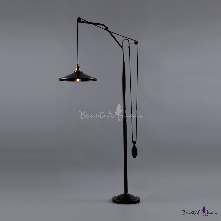 Industrial Style Oiled Rubbed Bronze Farmhouse Single Light Floor Lamp pertaining to size 911 X 911